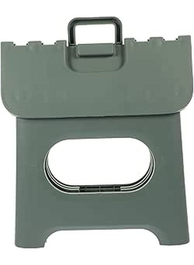 Heavy Duty Plastic Outdoor Stool With Handle For Camping Kids Blue - Image 1