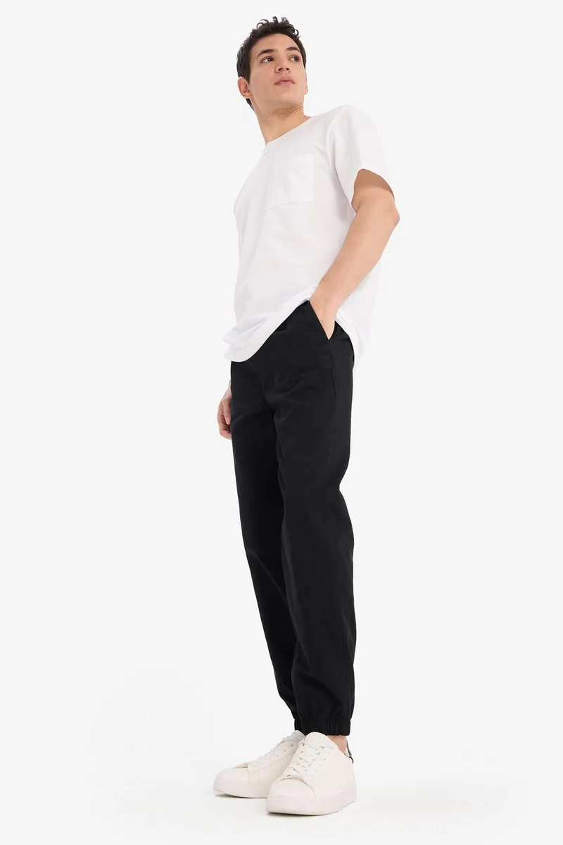 Defacto  Jogger Slim Fit Gabardine Trousers for Men | Best Price UAE