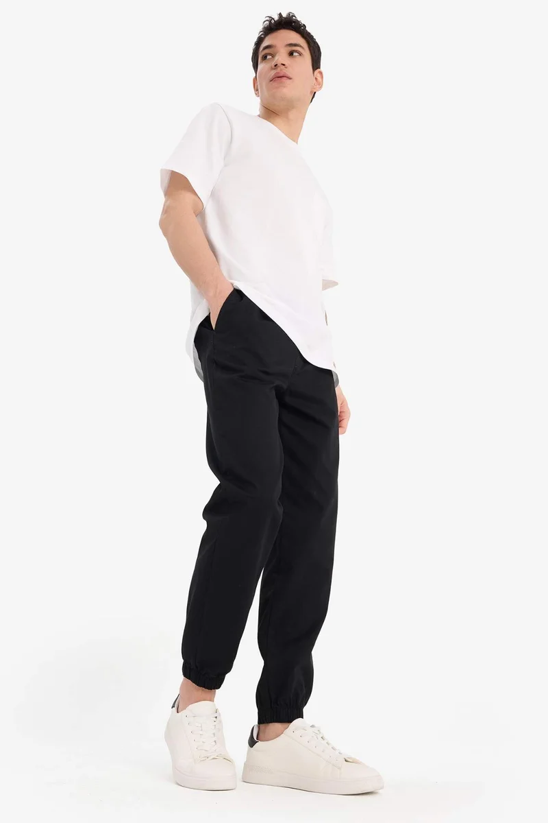 Defacto  Jogger Slim Fit Gabardine Trousers for Men | Best Price UAE