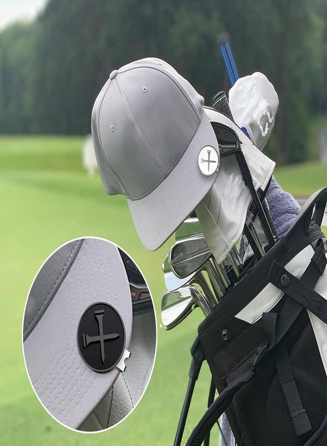 Adhere Golf Ball Markers Personlized Logo Enamel with A Strong Magnetic Hat Clips A Premium Golf Gifts for Golfer (Style A) - Image 5