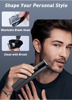 Hair Clipper Cordless Professional 5 in 1 Hair Trimmers Beard Trimmer ,Multifunctional Mens Grooming Kit for Beard Face Nose and Ear Hair USB Rechargeable Electric Shaver for Men with Storage Base - pzsku/Z623971F713BD96A1307FZ/45/_/1724818192/02e512bc-936b-432e-b30c-31a3bf7943e0