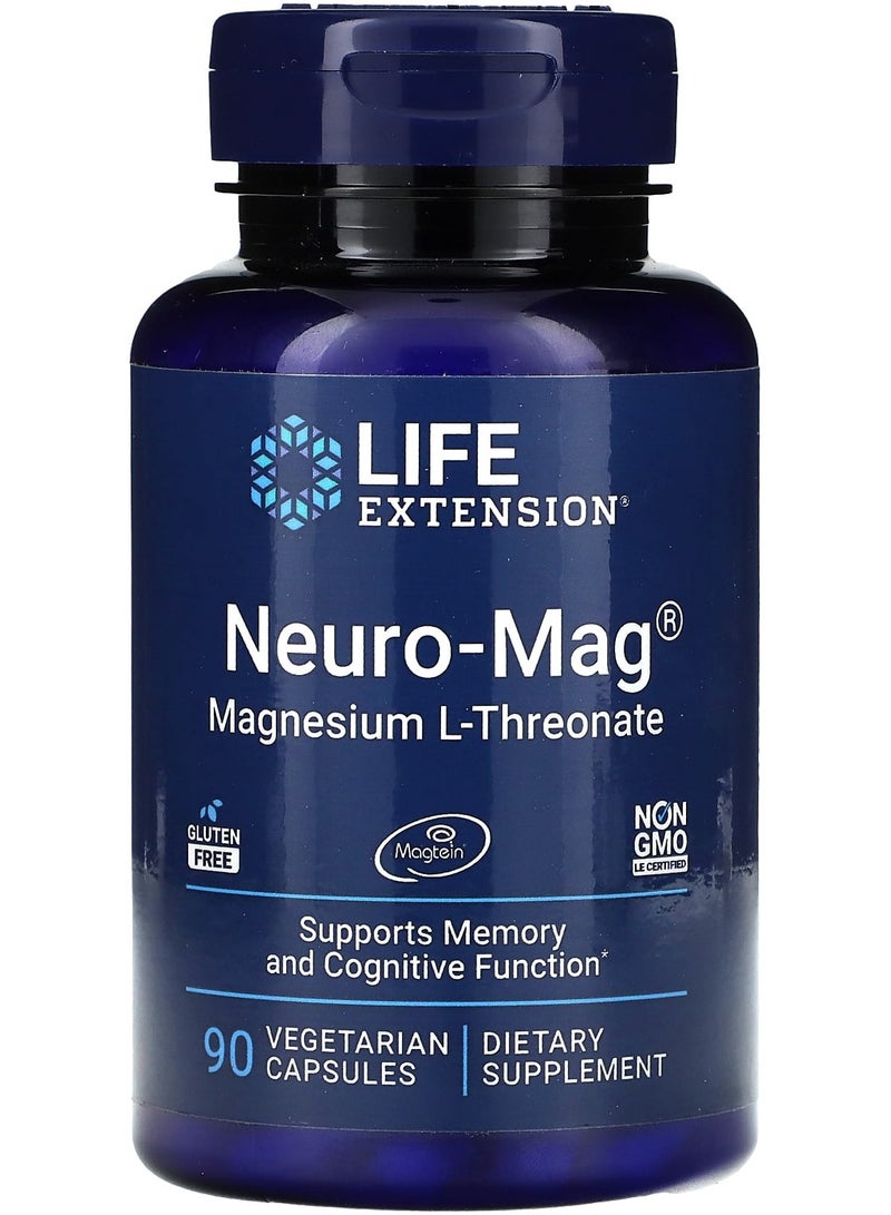 نيورو-ماج، المغنيسيوم إل-ثريونات، 90 كبسولة نباتية
