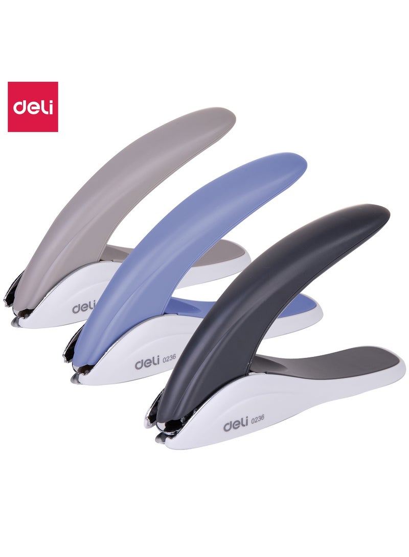 Deli E0236 Heavy Duty Staple Remover - Removes Up to 80 Sheets, Grey/White/Blue - Image 1
