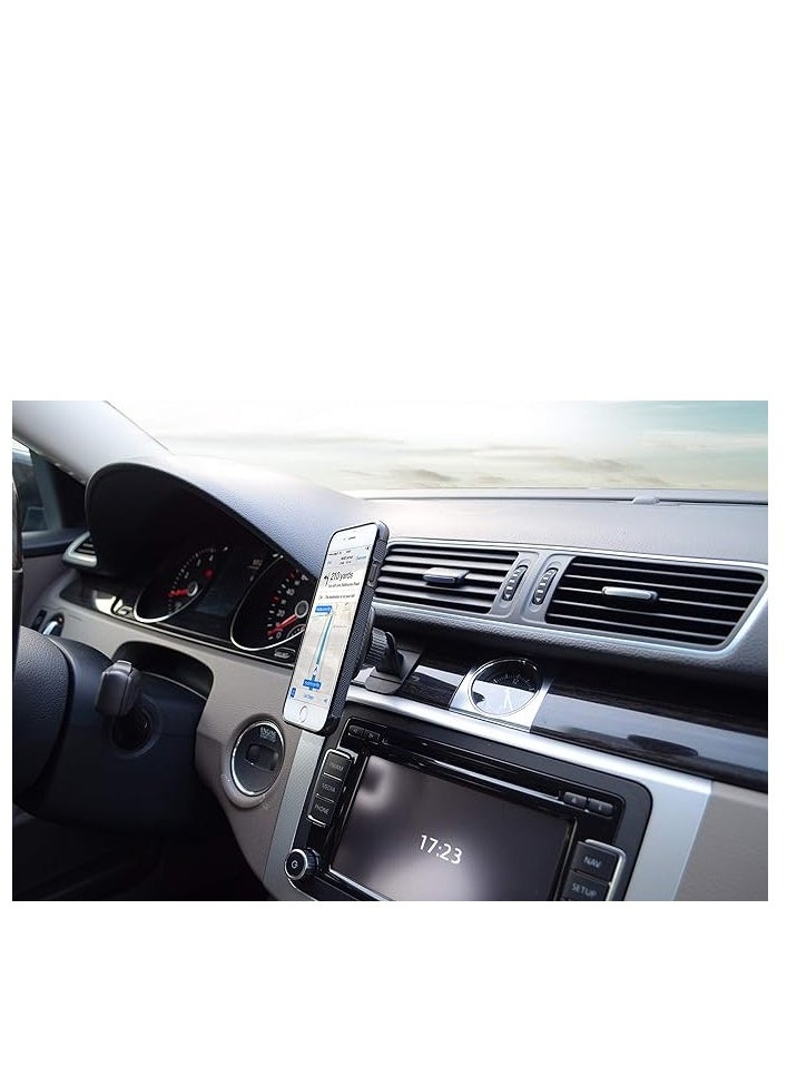 GO-DES - Magnetic car holder for smartphones, black/red - Image 1