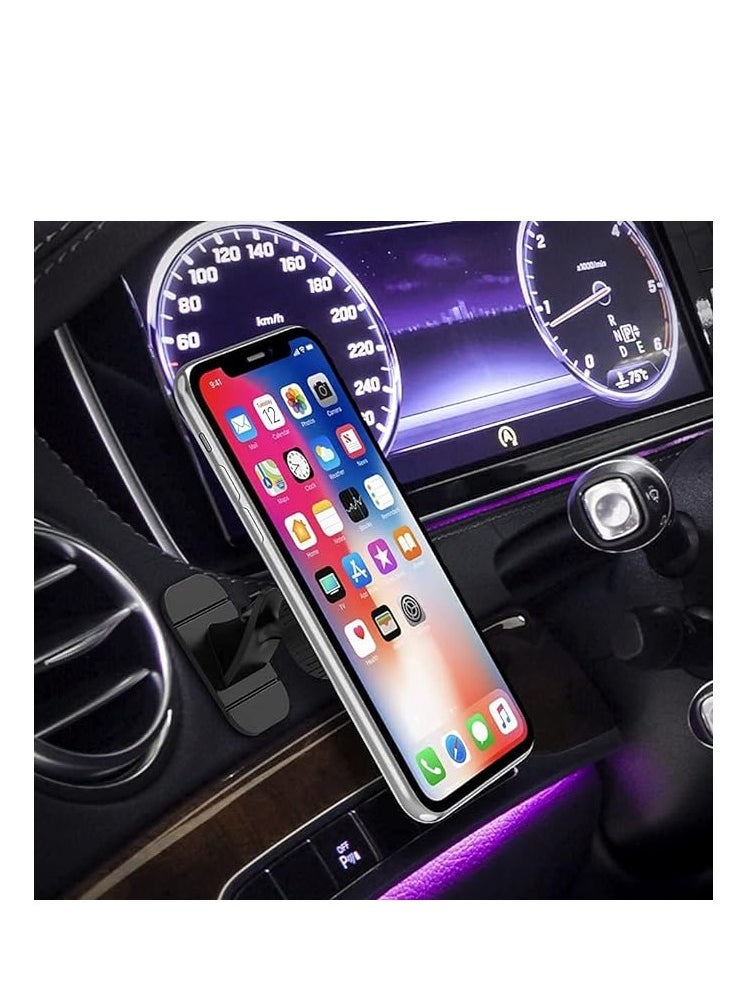 GO-DES - Magnetic car holder for smartphones, black/red - Image 1