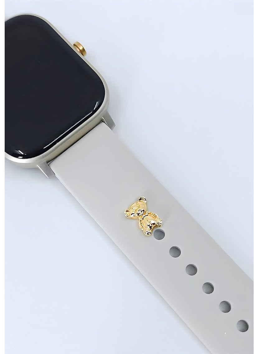 BP Tattoo - Apple Watch Compatible Teddy Bear Figure Band Accessory Smart Watch and Bracelet Charm - Image 1
