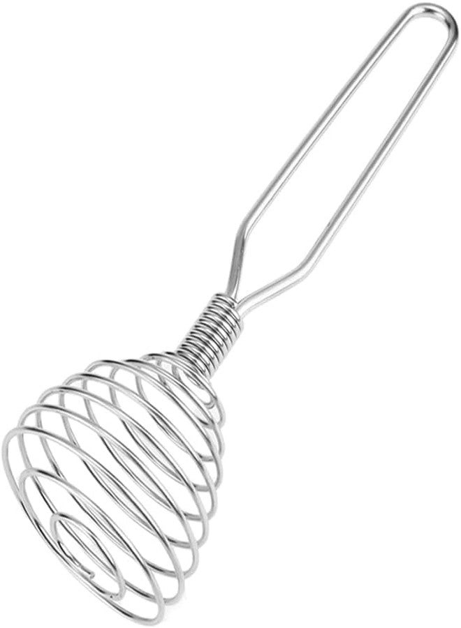 JIGVA Stainless Steel Wire Whisk Egg Beater, Spring Coil Hand Mixer for Blending, Beating & Stirring Eggs, Cream, Coffee, Sauces & Cooking Ingredients - Image 1