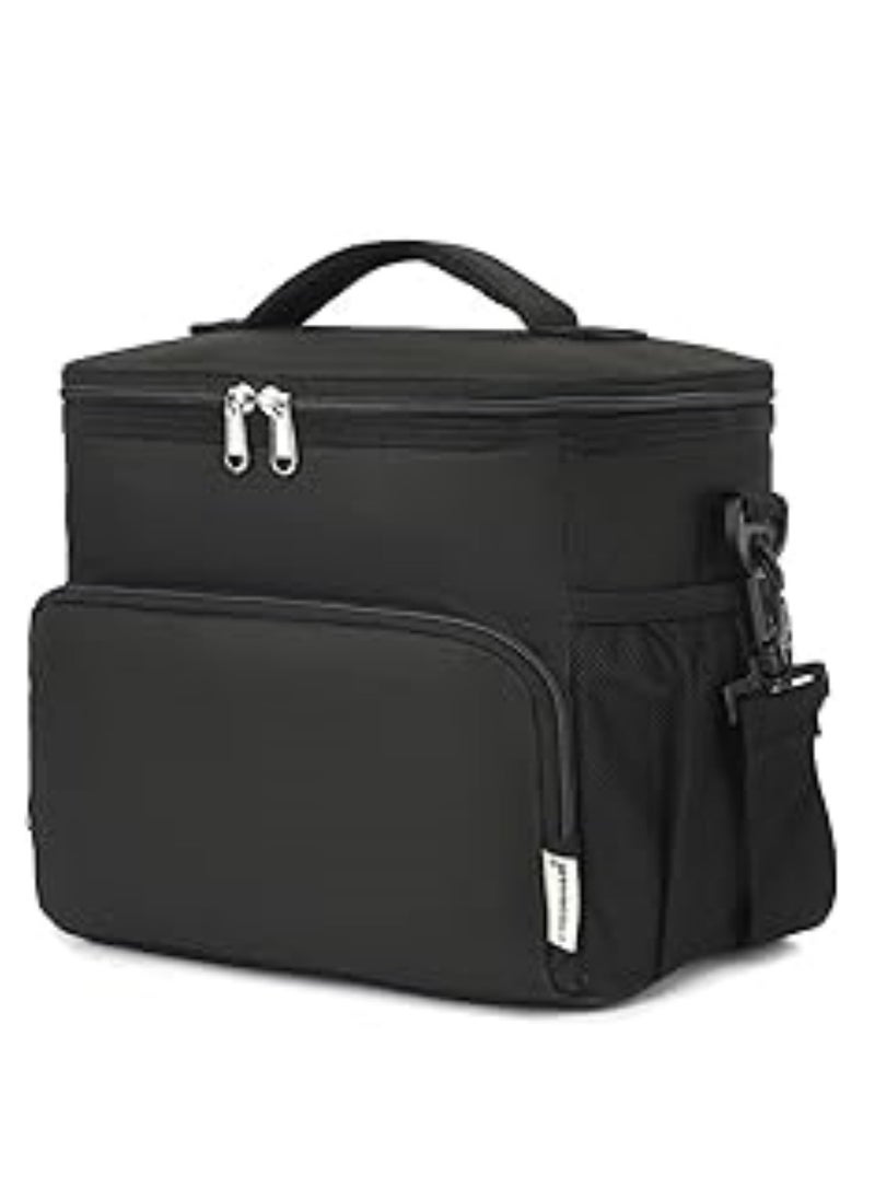 Bluejw - Insulated Lunch Bag For Men Women Kids With Strap Handles, Wide Open Easy To Clean Insulated Lunch Bag Box For Office Work School Picnic Travel, Leakproof Thermal Cooler Insulated Lunch - Image 1