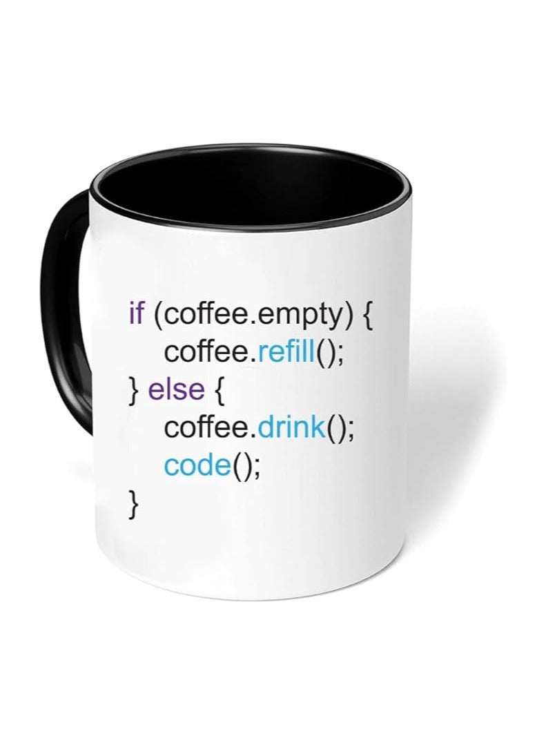 برينت شوب فور مي كوب قهوة Coder سعة 11 أونصة - حافظ على مستويات الكافيين عالية وتدفق التعليمات البرمجية الخاصة بك - هدية للمبرمج - مهندس البرمجيات - المطور - المبرمجون - الأصدقاء - زملاء العمل - Image 3