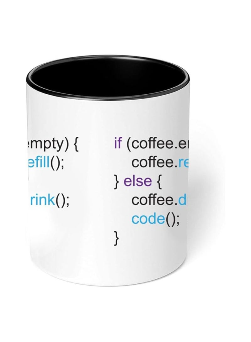 برينت شوب فور مي كوب قهوة Coder سعة 11 أونصة - حافظ على مستويات الكافيين عالية وتدفق التعليمات البرمجية الخاصة بك - هدية للمبرمج - مهندس البرمجيات - المطور - المبرمجون - الأصدقاء - زملاء العمل - Image 4