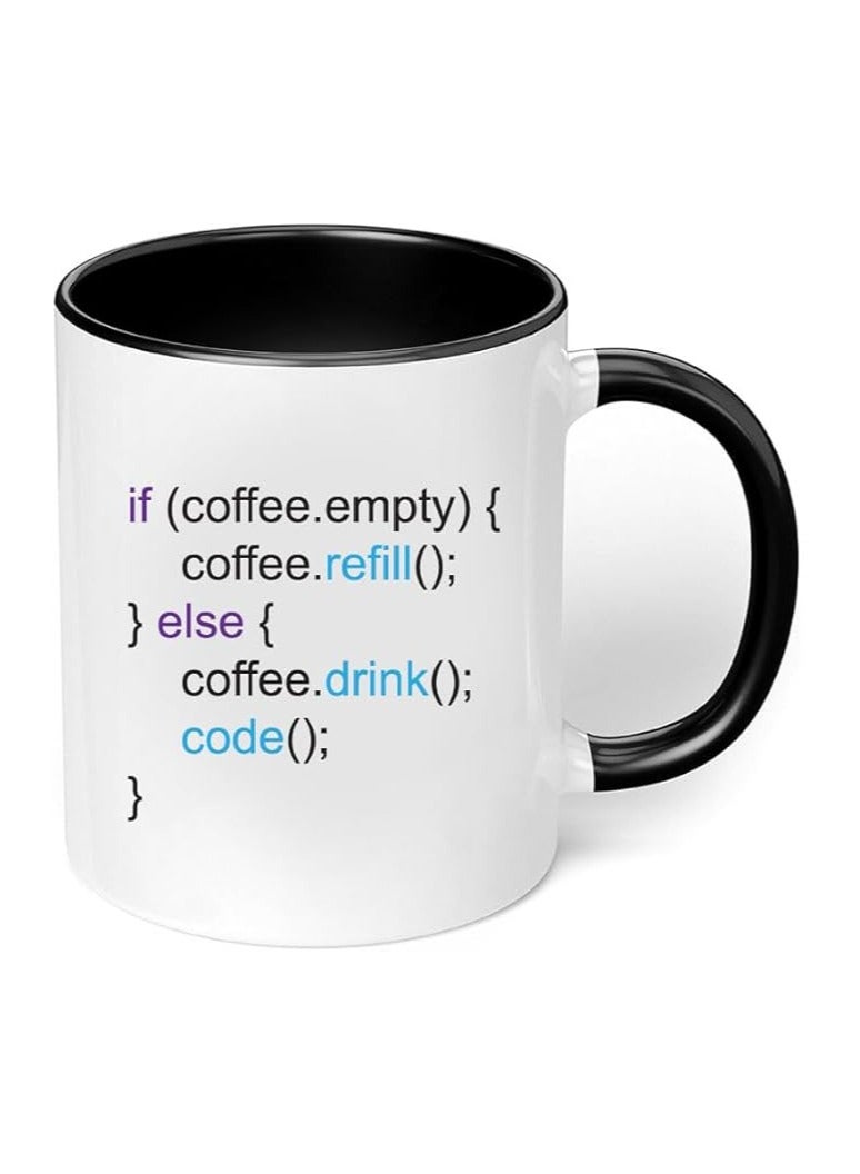 برينت شوب فور مي كوب قهوة Coder سعة 11 أونصة - حافظ على مستويات الكافيين عالية وتدفق التعليمات البرمجية الخاصة بك - هدية للمبرمج - مهندس البرمجيات - المطور - المبرمجون - الأصدقاء - زملاء العمل - Image 5
