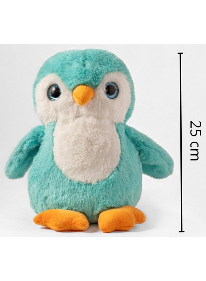 Mirada Turquoise Glitter Eye Penguin Soft Toy | Cute Plush Animal for Kids, Girls, and Toddlers | Huggable Stuffed Toy Ideal for Birthday Gifts - 25 cm - Image 2