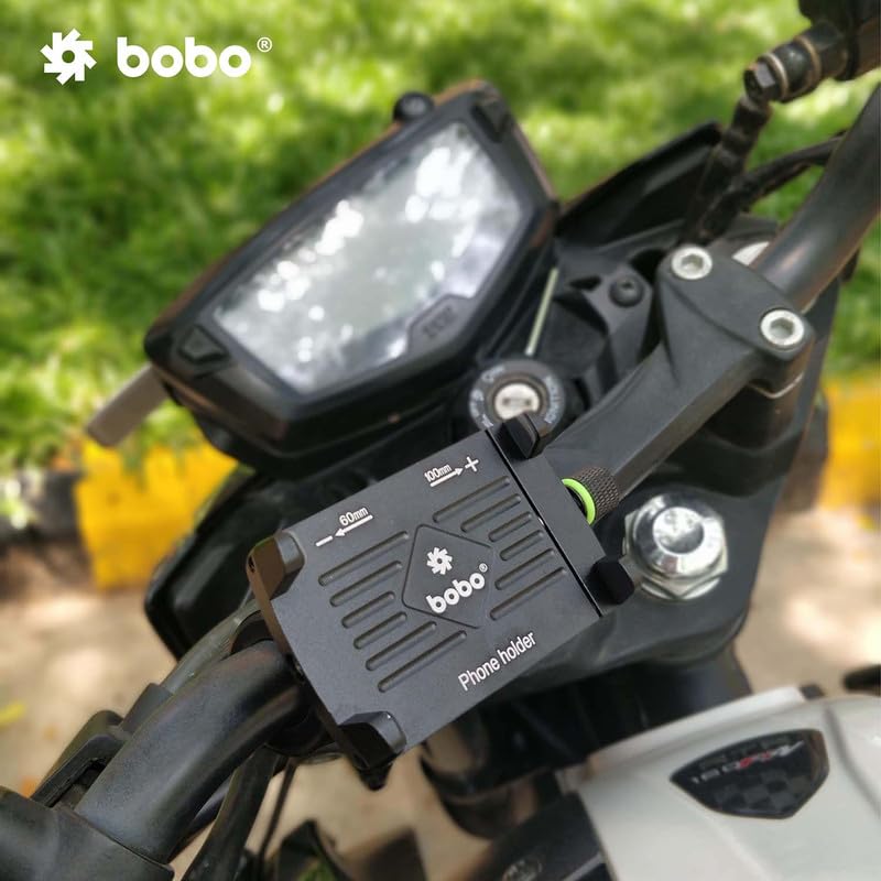 Bobo BM3 Aluminium Waterproof Bike/Motorcycle/Scooter Mobile Phone Holder Mount, Ideal for Maps and GPS Navigation (Black) - Image 4
