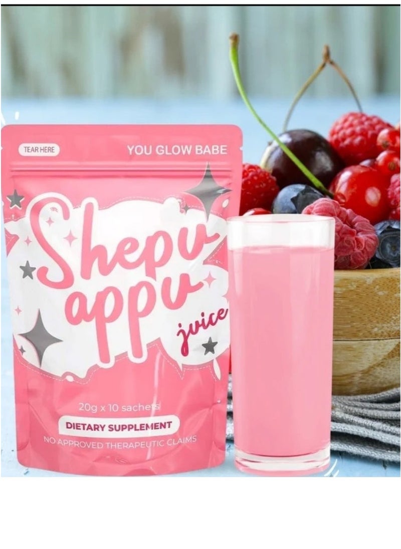 Wins Town 2 Packs Shepu Appu Juice | 20 x 15g Individual Sachets Total | Traditional Herbal Formula for Detox & Digestive Support | Easy-Mix, On-the-Go Wellness Drink  - Image 2