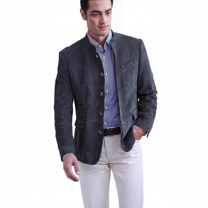 Mens Corduroy Retro Casual Blazer Jacket - Image 1