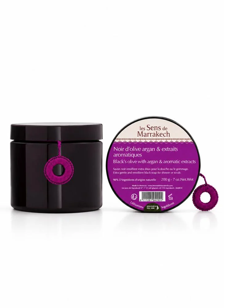 Les Sens De Marrakech Black's Olive with Aromatic Extracts 200 g