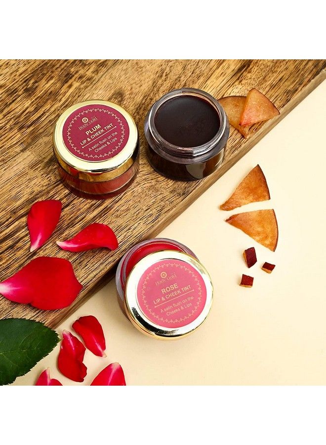 Body Gold Natural Plum Lip & Cheek Tint Blush Give Your Lip & Cheek To Plum Matte Look For Easy To Blend Men And Women Chemical Free 5Gram - Image 4
