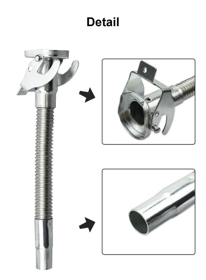 YUANTUO Jerry Can Spout, Long-Nose Flexible Jerry Can Nozzle Fits for Wavian or VALPRO NATO Jerry Fuel Can, Set of 2 - Image 3