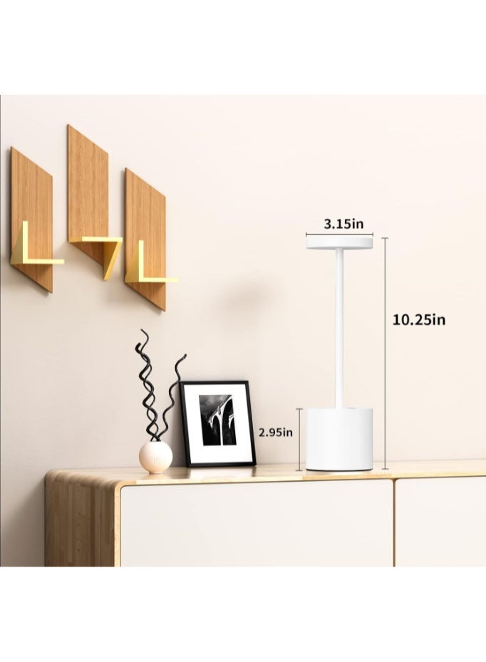 GOGOGO Pack Cordless Table Lamp Rechargeable,6000mAh Battery Operated Portable LED Table Light,Dimming Desk Lamp for Patio/Restaurant/Outdoor - Image 2