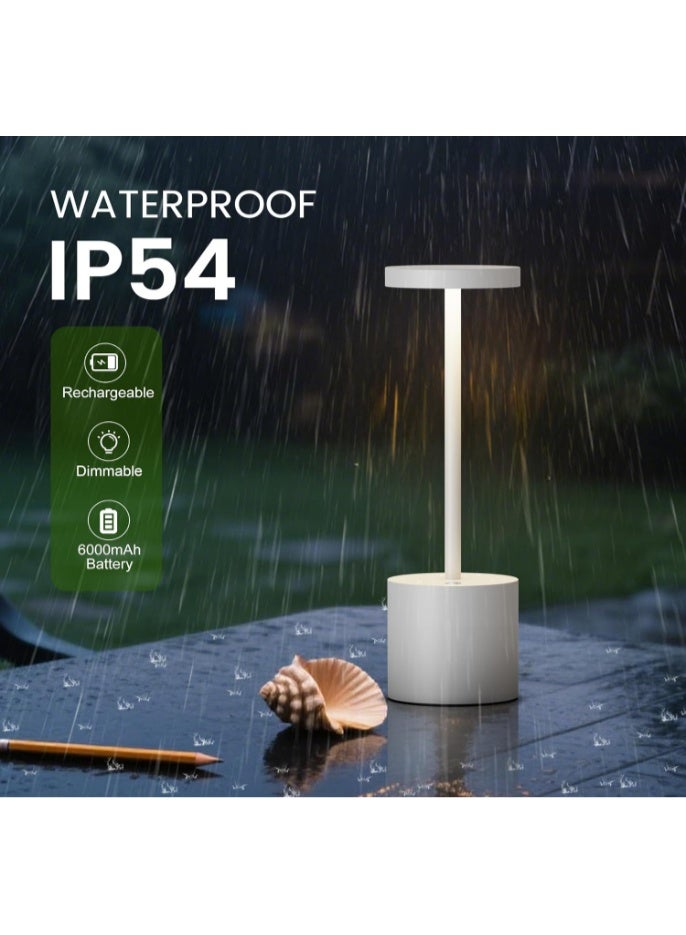 GOGOGO Pack Cordless Table Lamp Rechargeable,6000mAh Battery Operated Portable LED Table Light,Dimming Desk Lamp for Patio/Restaurant/Outdoor - Image 4