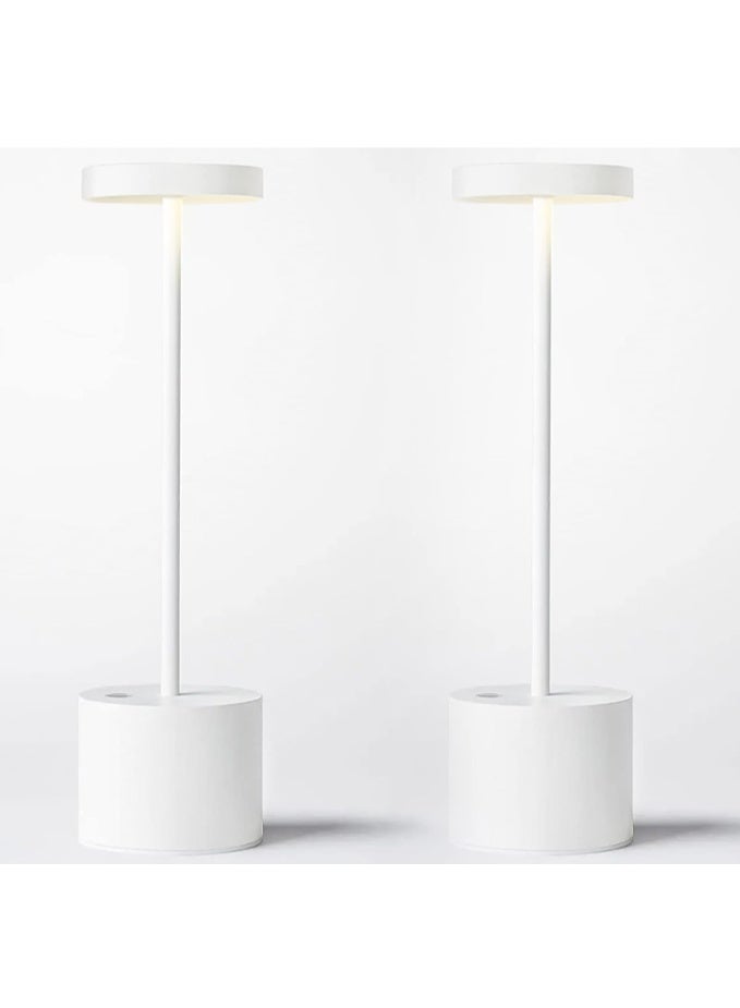 GOGOGO Pack Cordless Table Lamp Rechargeable,6000mAh Battery Operated Portable LED Table Light,Dimming Desk Lamp for Patio/Restaurant/Outdoor - Image 1