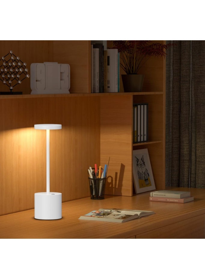 GOGOGO Pack Cordless Table Lamp Rechargeable,6000mAh Battery Operated Portable LED Table Light,Dimming Desk Lamp for Patio/Restaurant/Outdoor - Image 3