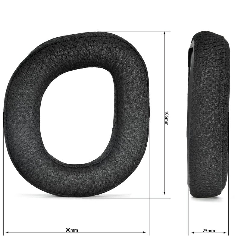 defean Stealth 700 Gen3 Ear Pads defean Replacement Ear Cushions Compatible with Turtle Beach Stealth 700 Gen 3 (700 Gen3) Wireless Gaming Headset (Mesh Fabric) - Image 3