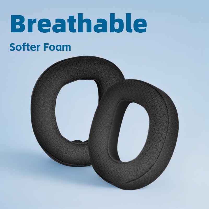 defean Stealth 700 Gen3 Ear Pads defean Replacement Ear Cushions Compatible with Turtle Beach Stealth 700 Gen 3 (700 Gen3) Wireless Gaming Headset (Mesh Fabric) - Image 5