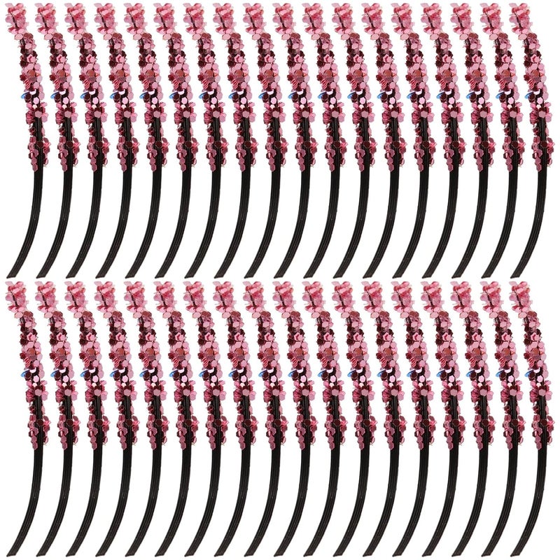 Colored False Eyelashes, Individual Lash Clusters, Fluorescent Glitter DIY Eyelash Extensions for Women, Natural Look False Lashes for Makeup and Costume Use - Image 1