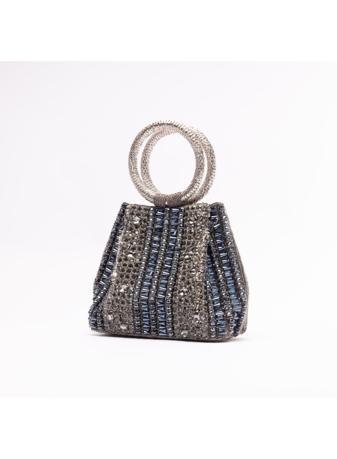 Crystalicious Sadie Handcrafted by Artisans Satchel Glass Bead Decorations Occasion Ready Style From Day To Night - Image 2
