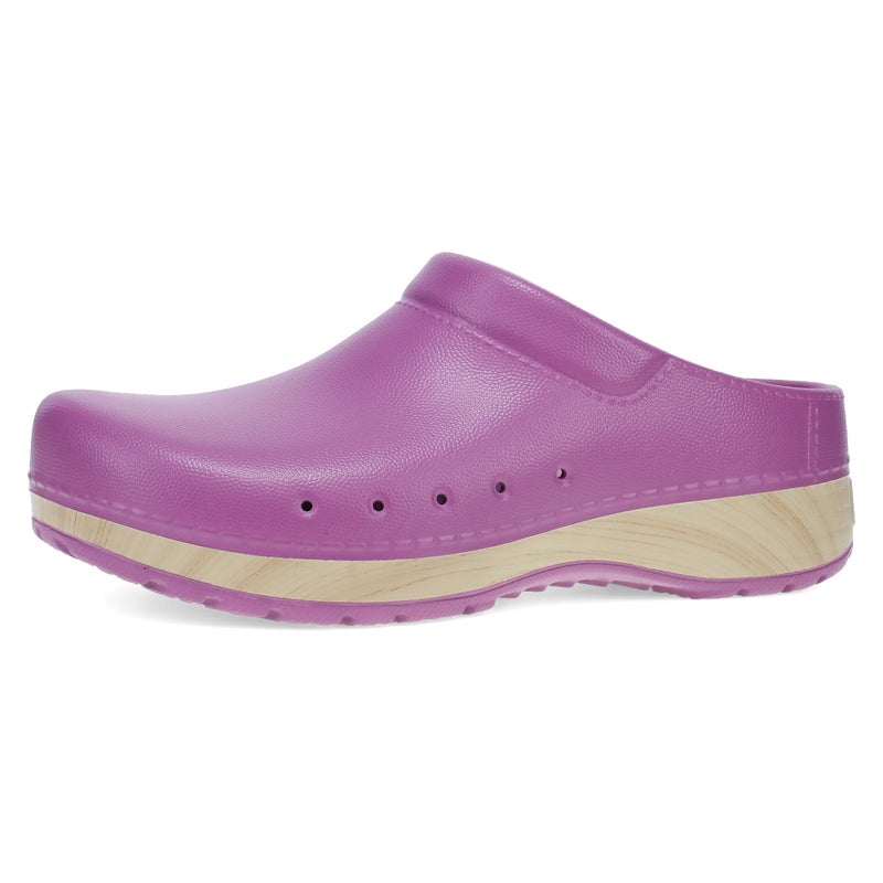 Dansko Kane Slip-On Mule Clog - Lightweight Cushioned Comfort and Removable EVA Footbed with Arch Support - Easy Clean Uppers Orchid 8.5-9 M US - Image 1