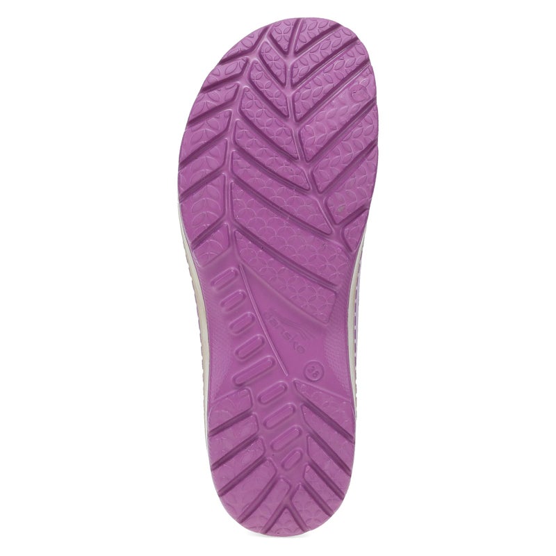 Dansko Kane Slip-On Mule Clog - Lightweight Cushioned Comfort and Removable EVA Footbed with Arch Support - Easy Clean Uppers Orchid 8.5-9 M US - Image 3