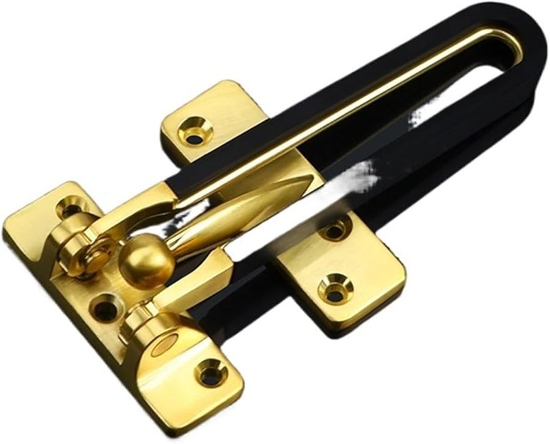 Anti Theft Door Lock Safety Bolt Hotel Security Lock Rubber Zinc Alloy - Image 1