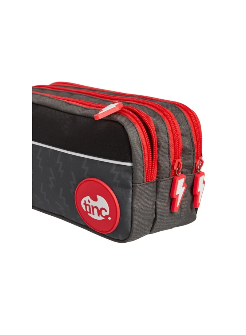 Tinc Black Printed Pencil Case Cartoon Design