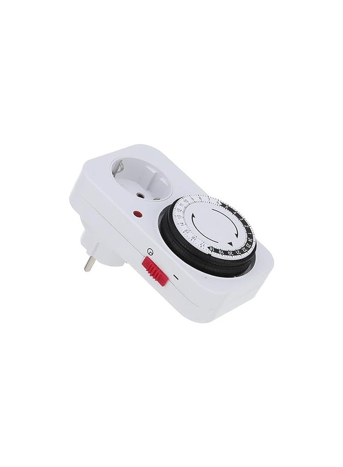 Timer, 24 hours, indoor, off white