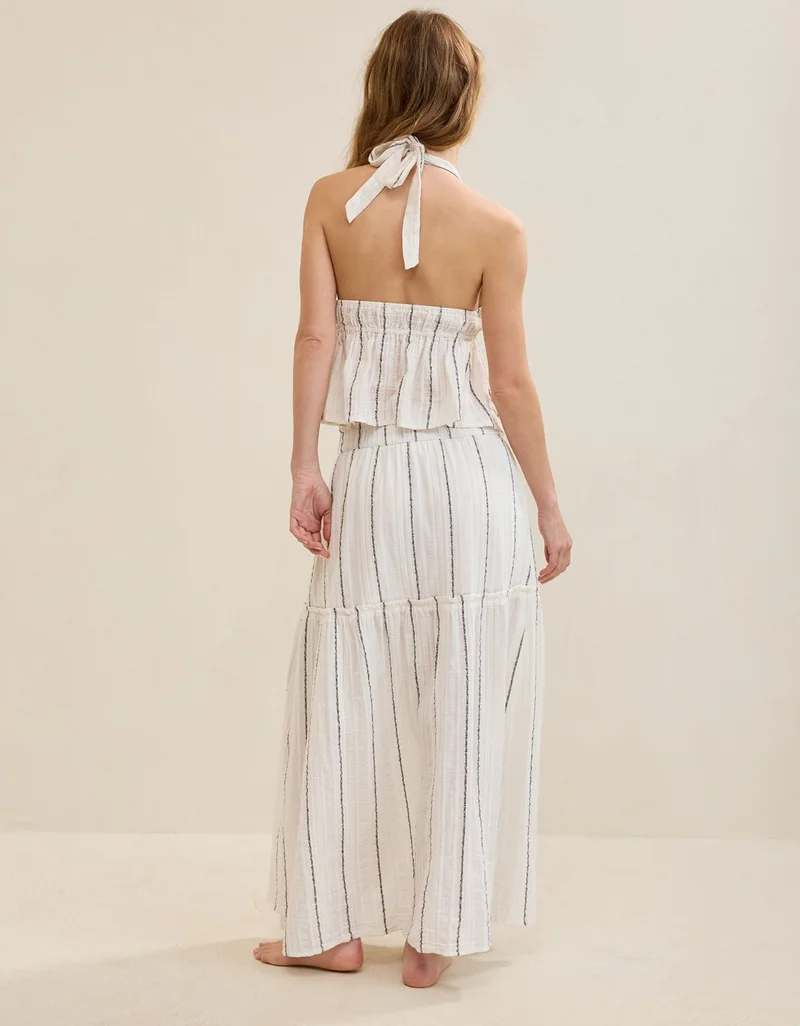 Aerie  Aerie Beach Texture Maxi Skirt for Women | Best Price UAE