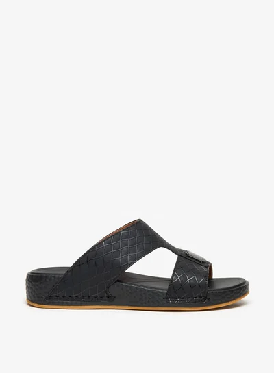 LBL by Shoexpress Men's Textured Slip-On Arabic Sandals