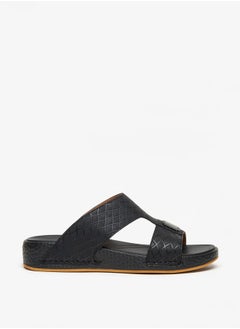 Men's Textured Slip-On Arabic Sandals