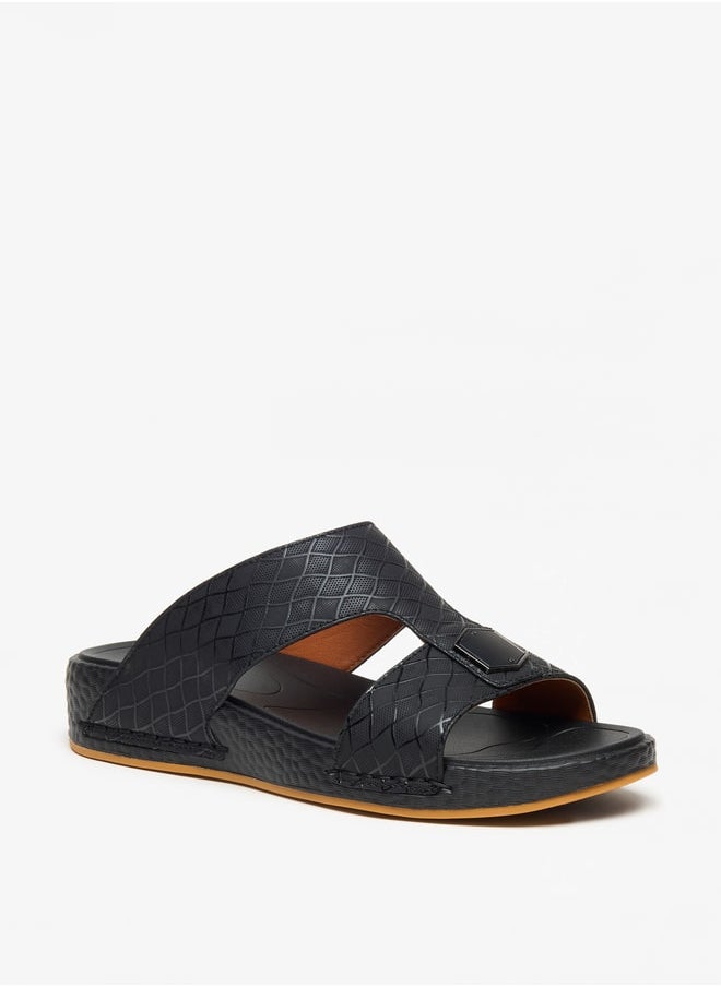 LBL by Shoexpress - Men's Textured Slip-On Arabic Sandals - Image 1
