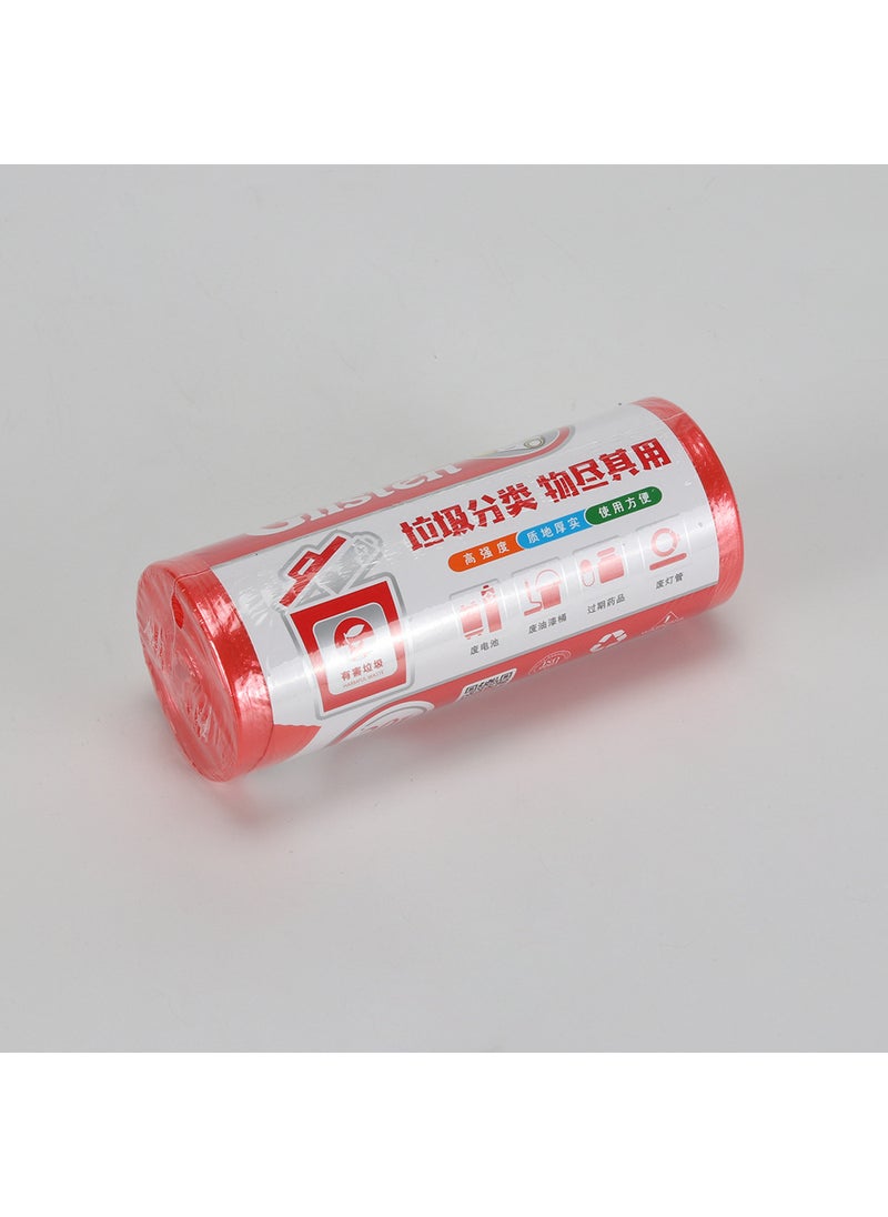 Disposable Multicolor Garbage Bags Red 