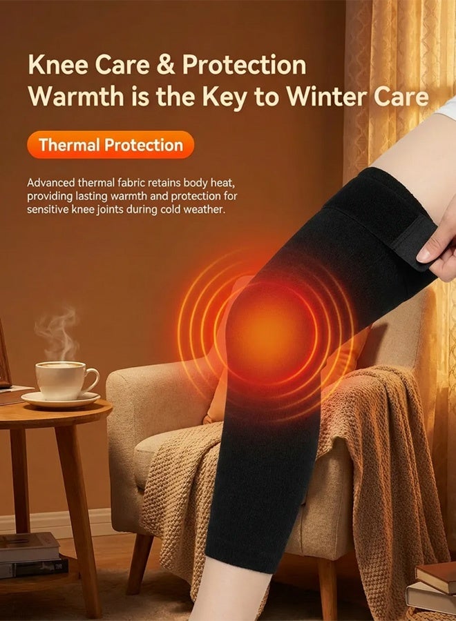 دعم ركبة سميك ومريح لكبار السن: دفء وراحة للمفاصل الباردة - Image 2