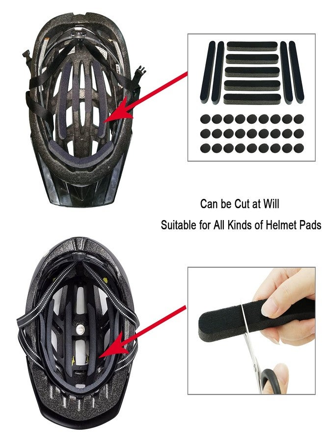Aoutacc Helmet Padding Kit, Bicycle Replacement Universal Foam Pads Kits Set Mats for Bike Motorcycle Cycling Helmet Accessories - Image 2