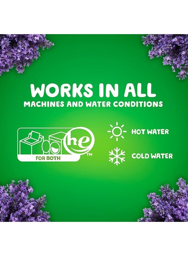 Gain صابون سائل منظف غسيل عطره معزز، برائحة اللافندر، 107 غسلات، 154 أونصة سائلة، متوافق مع HE - Image 3