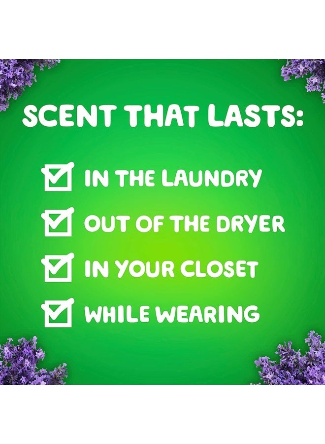 Gain صابون سائل منظف غسيل عطره معزز، برائحة اللافندر، 107 غسلات، 154 أونصة سائلة، متوافق مع HE - Image 5