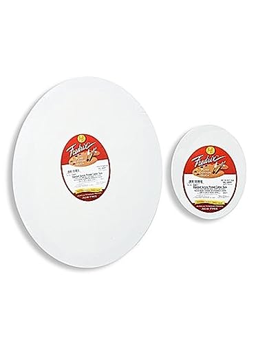 Fredrix 11 by 14Inch Oval Stretched Canvas - Image 3