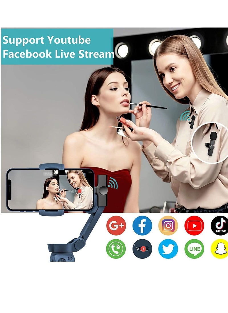 Generic - Wireless Lavalier Microphone for iPhone iPad Mini Mic for YouTube Facebook Live Stream TikTok Vlog Zoom Video Recording - Noise Reduction/No APP & Bluetooth Needed (Lightning) - Image 1