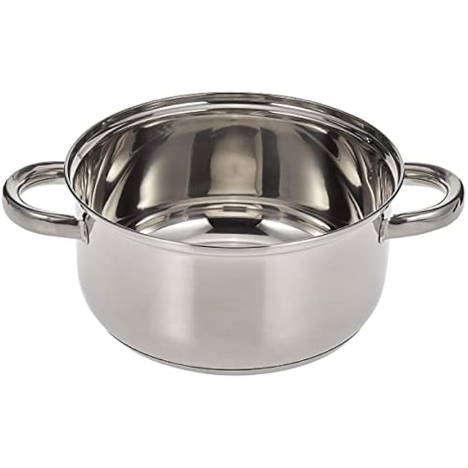 طقم قِدر بخار من طبقتين من الفولاذ المقاوم للصدأ (٢٠ سم) | قدر بخار من الفولاذ المقاوم للصدأ | طباخ بخار للمطبخ لطهي الخضراوات والزلابية وغيرها | قدر بخار صغير - Image 4