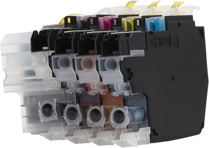 خرطوشة حبر LC3319، خرطوشة حبر طابعة، 4 ألوان BK C M Y بإخراج عالي لـ MFC J5330DW J5730DW J6530DW J6730DW J6930DW، مادة PP فاخرة لطباعة الصور والمستندات - Image 2