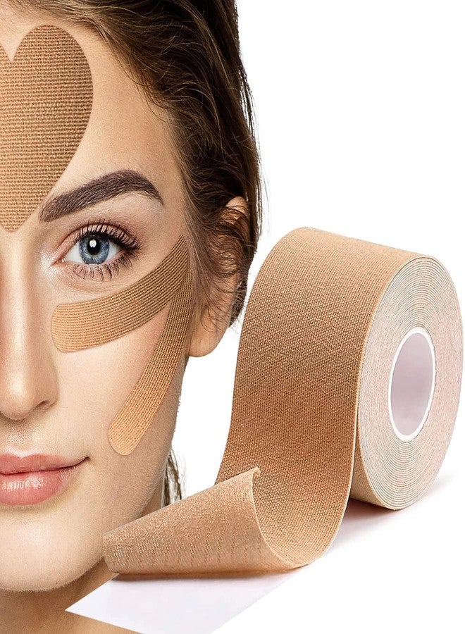 Rinpoche Face Lift Tape Anti-Wrinkle Patches Facial Lifting Tape Myofascial Face Tightening Eye Neck Lift Tape for Women's (Brown) (Pack Of 1) - Image 5