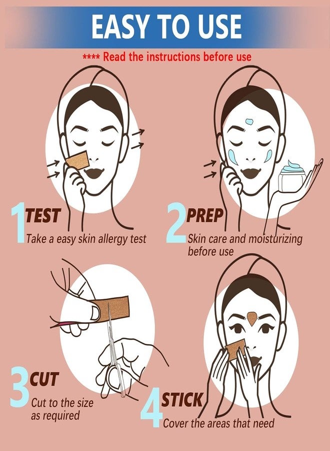 Rinpoche Face Lift Tape Anti-Wrinkle Patches Facial Lifting Tape Myofascial Face Tightening Eye Neck Lift Tape for Women's (Brown) (Pack Of 1) - Image 1